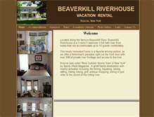 Tablet Screenshot of beaverkillriverhouse.com